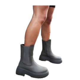 Botas de plataforma aislantes verdes