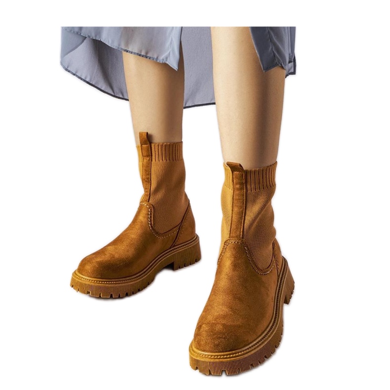 Bota ante ecológico marrón Big Star MM274541