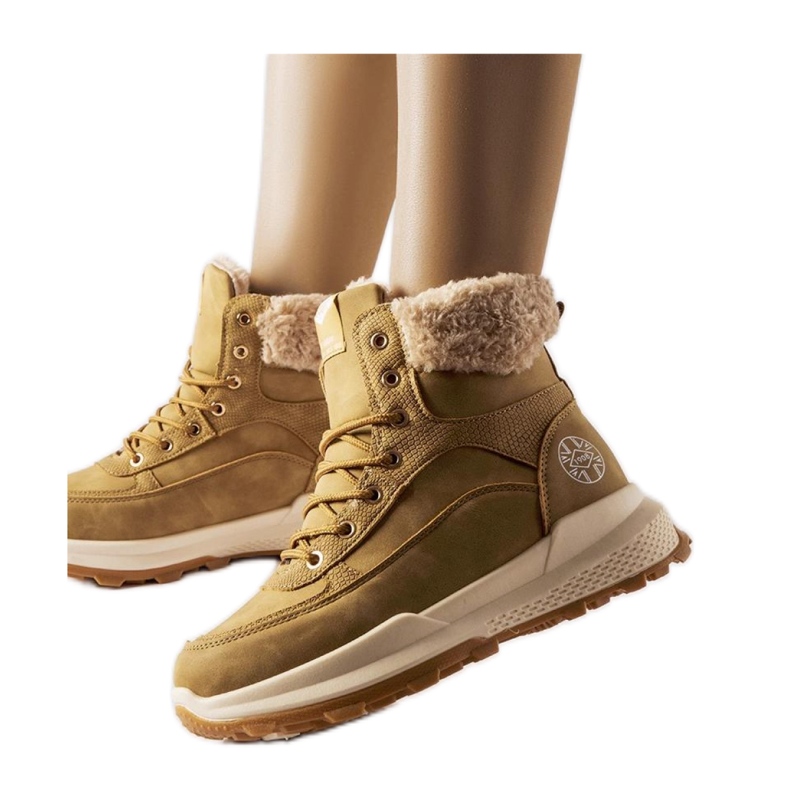 Botas marrones Lee Cooper LCJ-22-44-1361L beige