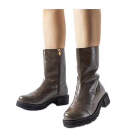 Botines aislantes gris oscuro