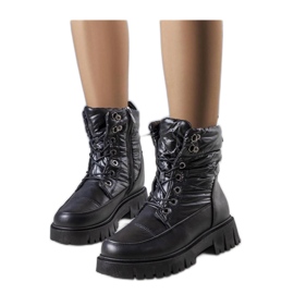 Solea Botas de nieve negras para mujer negro