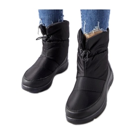 Botas de nieve aislantes de mujer negras negro
