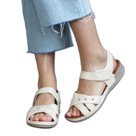 Sandalias plataforma beige