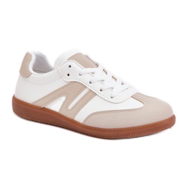 Deportivas Cordones 7112 Blanco/Beige
