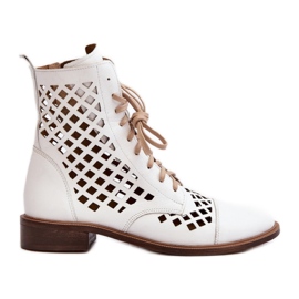 Botas Altas Caladas Modelo Zazoo 2695/003 Blanco