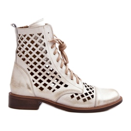 Botas Altas Caladas Zazoo 2695/004 Dorado