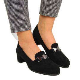 Zapatos de mujer negros con taco de Sergio Leone