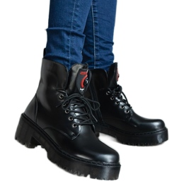 Botas negras de mujer negro