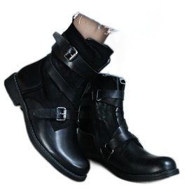 Botas planas aislantes negras negro