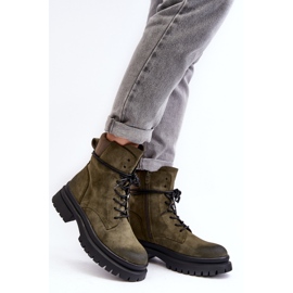 Step in style Tramperos Modelo Narelona 6602 Verde Oscuro - Paso con estilo