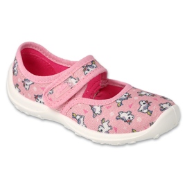 Bailarinas infantiles befado rosa con bajo elástico 661X069 rosado Bailarinas infantiles befado rosa con bajo elástico 661X069 rosado