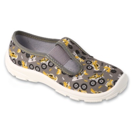 Pantuflas infantiles befado con gomas 975X192 gris Pantuflas infantiles befado con gomas 975X192 gris
