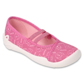 Pantuflas infantiles befado, fondo elástico con gomas, 116X331, rosa rosado