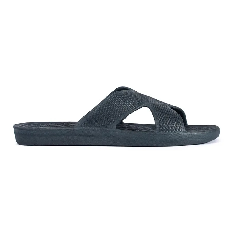 Shelvt Chanclas de piscina hombre azul marino