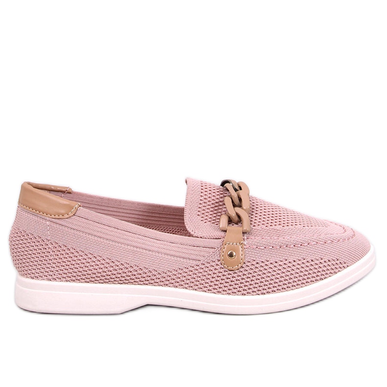 Seastar Mocasines con cadena rosa rosado