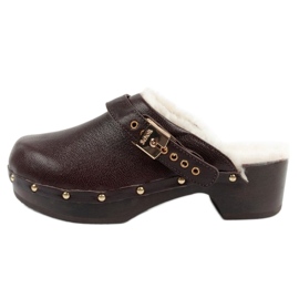 Zuecos Scholl Icónicos F298121011 marrón