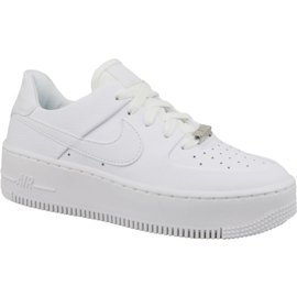Zapatillas Nike Air Force 1 Sage Low AR5339-100 blancas de piel blanco
