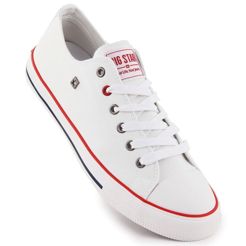 Deportivas bajas de hombre en textil blancas Big Star NN174301 blanco Deportivas bajas de hombre en textil blancas Big Star NN174301 blanco