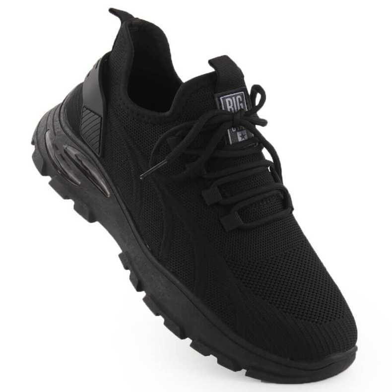 Deportivas hombre negras Big Star NN174467 negro