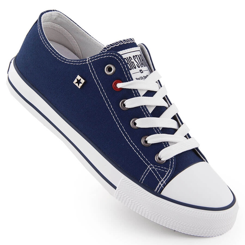 Deportivas bajas de tela Big Star NN274653 azul marino