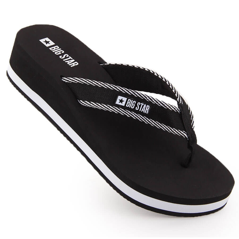 Chanclas cuña mujer negra Big Star NN274A727 negro Chanclas cuña mujer negra Big Star NN274A727 negro