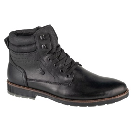 Rieker Booties F4544-00 zapatos negros con una membrana