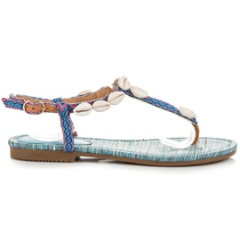 Vices Sandalias estilo étnico multicolor