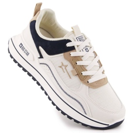 Big Star Zapatos deportivos femeninos grandes estrellas nn274a092 blanco beige