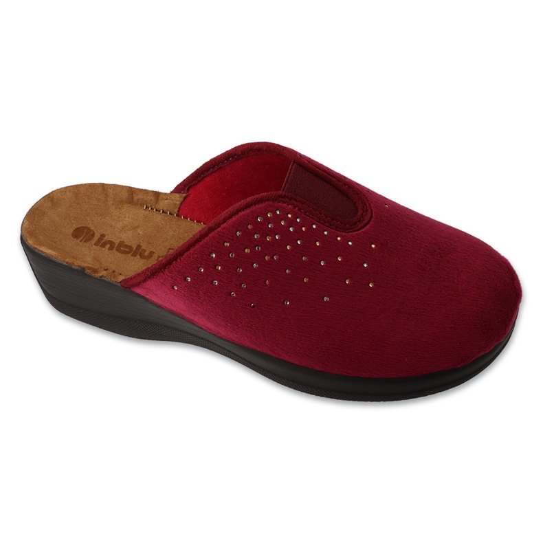 Descripción roja de mujeres inblu con circones 155d165 rojo