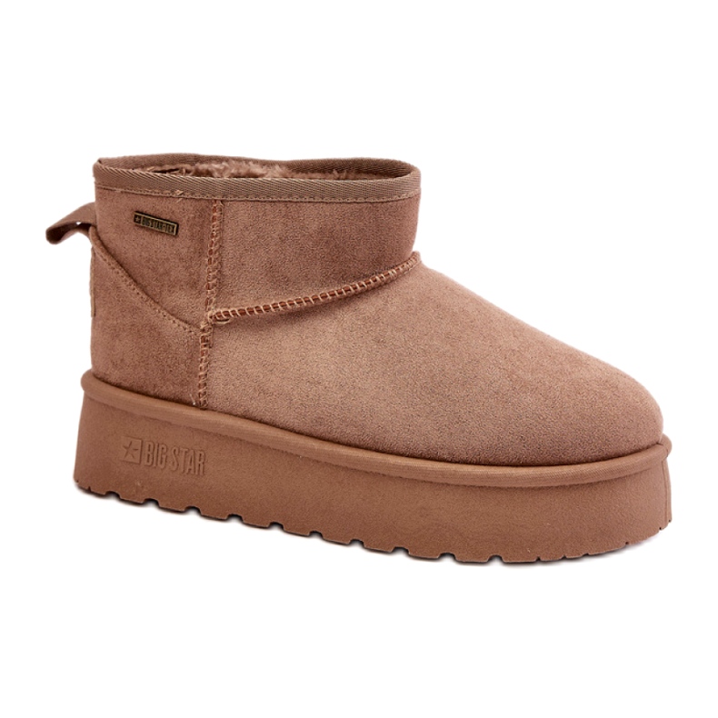 Botas de Nieve Plataforma Baja Big Star OO274A100 Beige