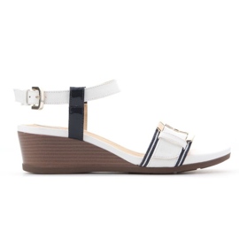 Geox D Marykarmen D cuña zapatos D828QD 05402 C0899 blanco