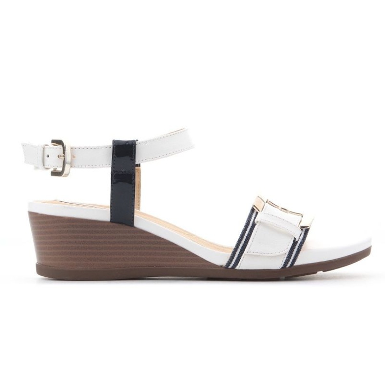 Geox D Marykarmen D cuña zapatos D828QD 05402 C0899 blanco