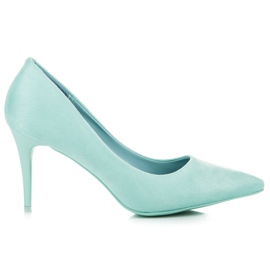 Comer Tacones de ante verde