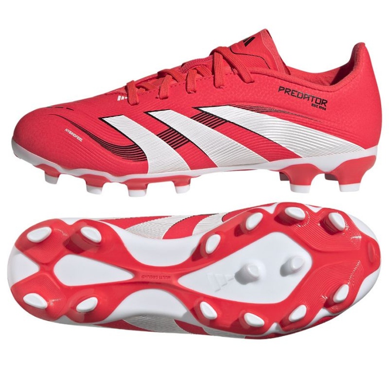 ADIDAS Predator League MG ID3795 Zapatos de fútbol rojo