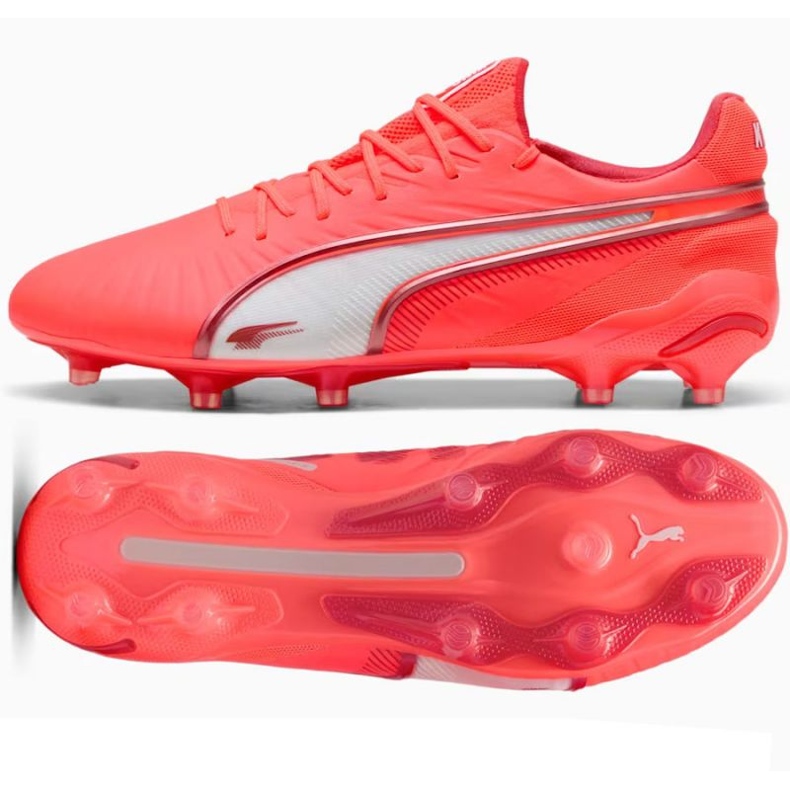 Puma King Ultimate FG/AG 108303-01 Zapatos de fútbol rojo Puma King Ultimate FG/AG 108303-01 Zapatos de fútbol rojo