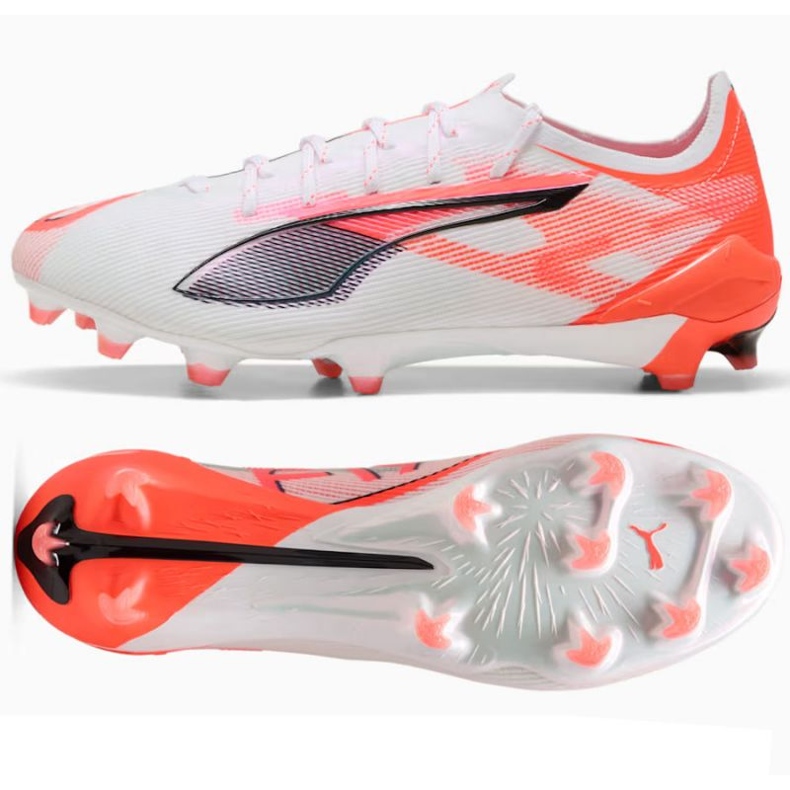 Puma Ultra 5 Ultimate FG 108159-01 Zapatos de fútbol blanco
