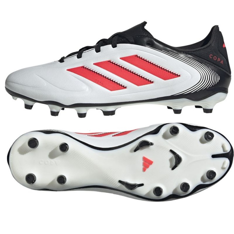 Adidas Copa Pure III League FG/MG ID9049 Zapatos de fútbol blanco
