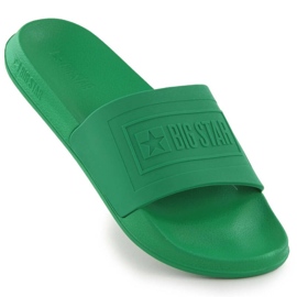 Big Star NN174650 Flip de agua para hombres -flops verde