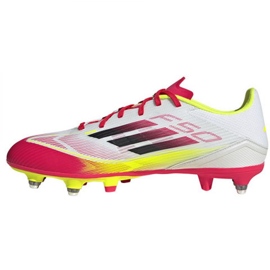 ADIDAS F50 Liga SG IE1237 Zapatos de fútbol blanco