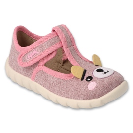 Befado Animals Slippers para niños 627p002 Rosa