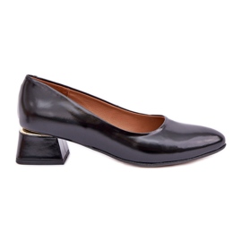 Lewski Shoes Bombas de cuero Lewski 3118 con negro brillante