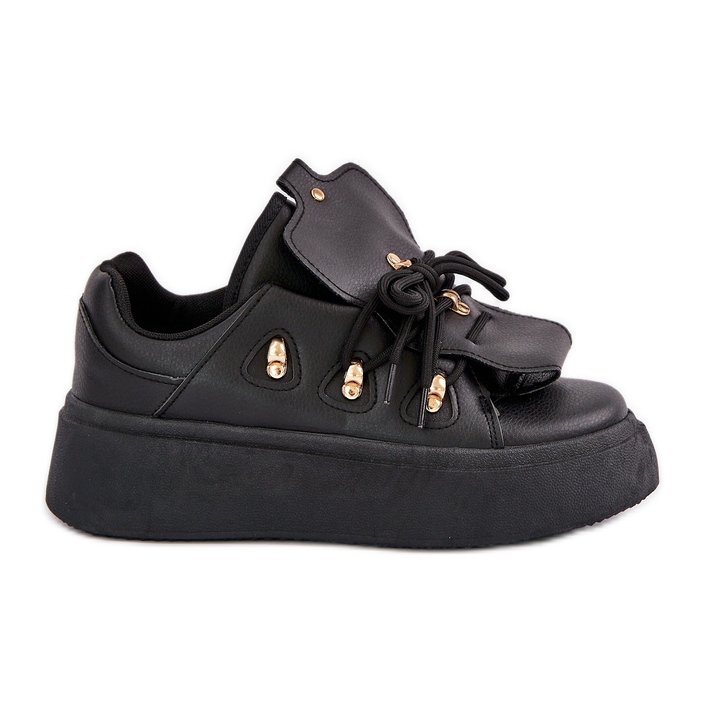 Zapatillas Mujer Plataforma Negro