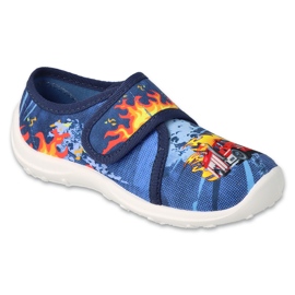 Zapatillas para niños de Befado 660x153 camión de bomberos azules Zapatillas para niños de Befado 660x153 camión de bomberos azules