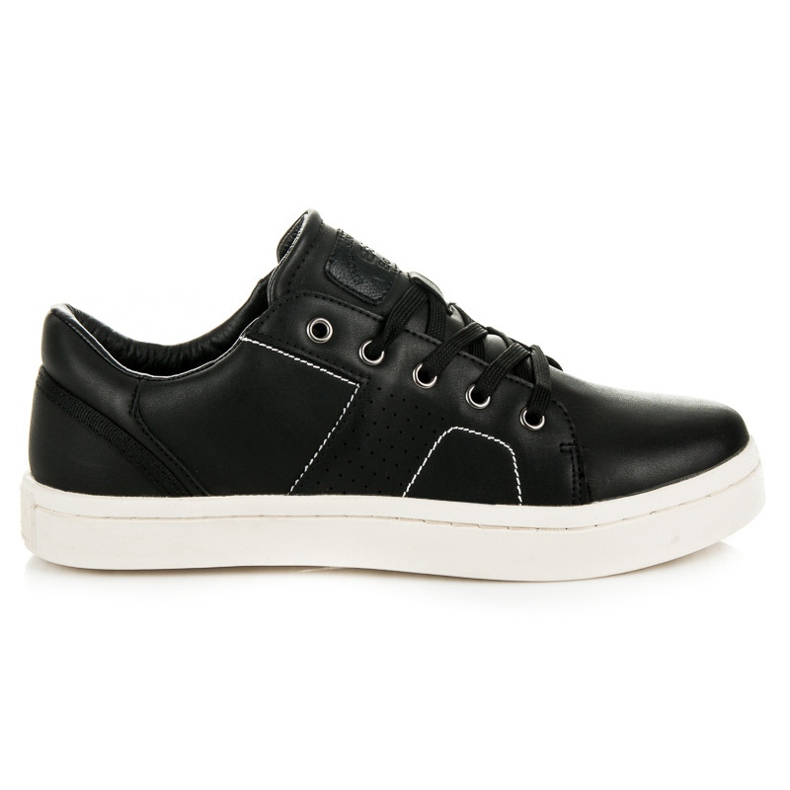 Ax Boxing Zapatillas de piel ecológica negro
