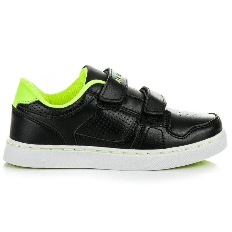 Ax Boxing Zapatillas negras de niño negro verde