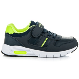 Ax Boxing Zapatos para atar y velcro. azul