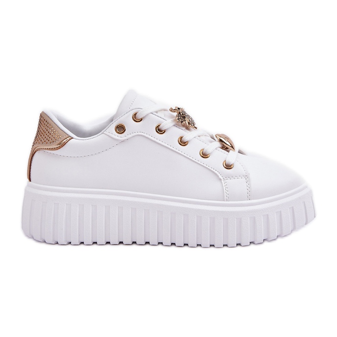 Zapatillas de deporte para mujeres con alfileres blancos Zapatillas de deporte para mujeres con alfileres blancos