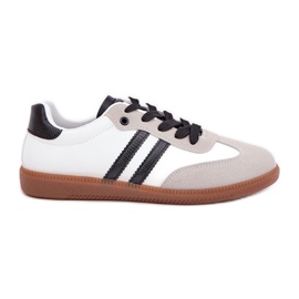 Zapatillas de zapatillas blancas y blancas de zapatillas de deporte blanco