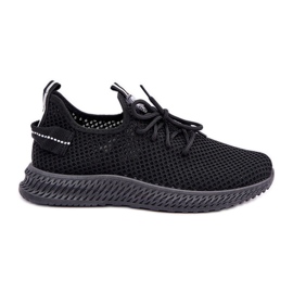 Zapatos deportivos para mujeres ramificadas para mujeres negros