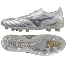 Mizuno Morelia Neo IV Beta Elite FG P1GA254204 Zapatos plata